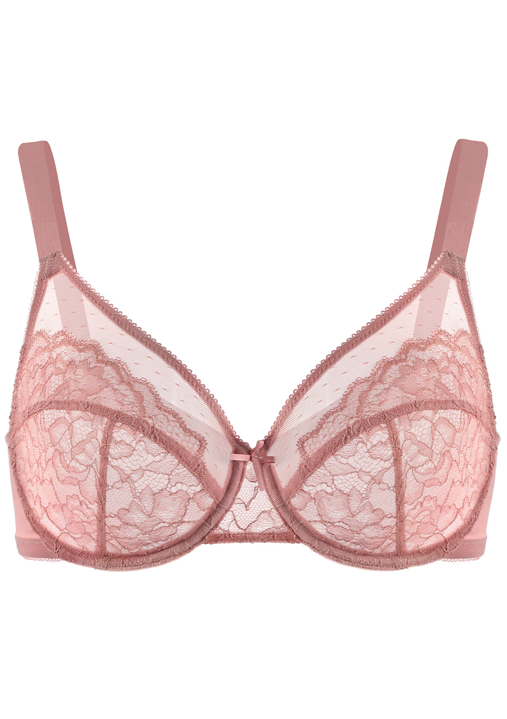 Entyinea Minimizer Bras for Women Double Support Wirefree Bra Hot Pink 3XL  