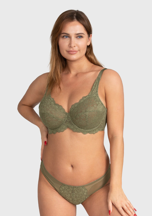 38DD Just My Size Comfort Strap Lace Full Coverage Wirefree Minimizer Bra  1973 - Helia Beer Co