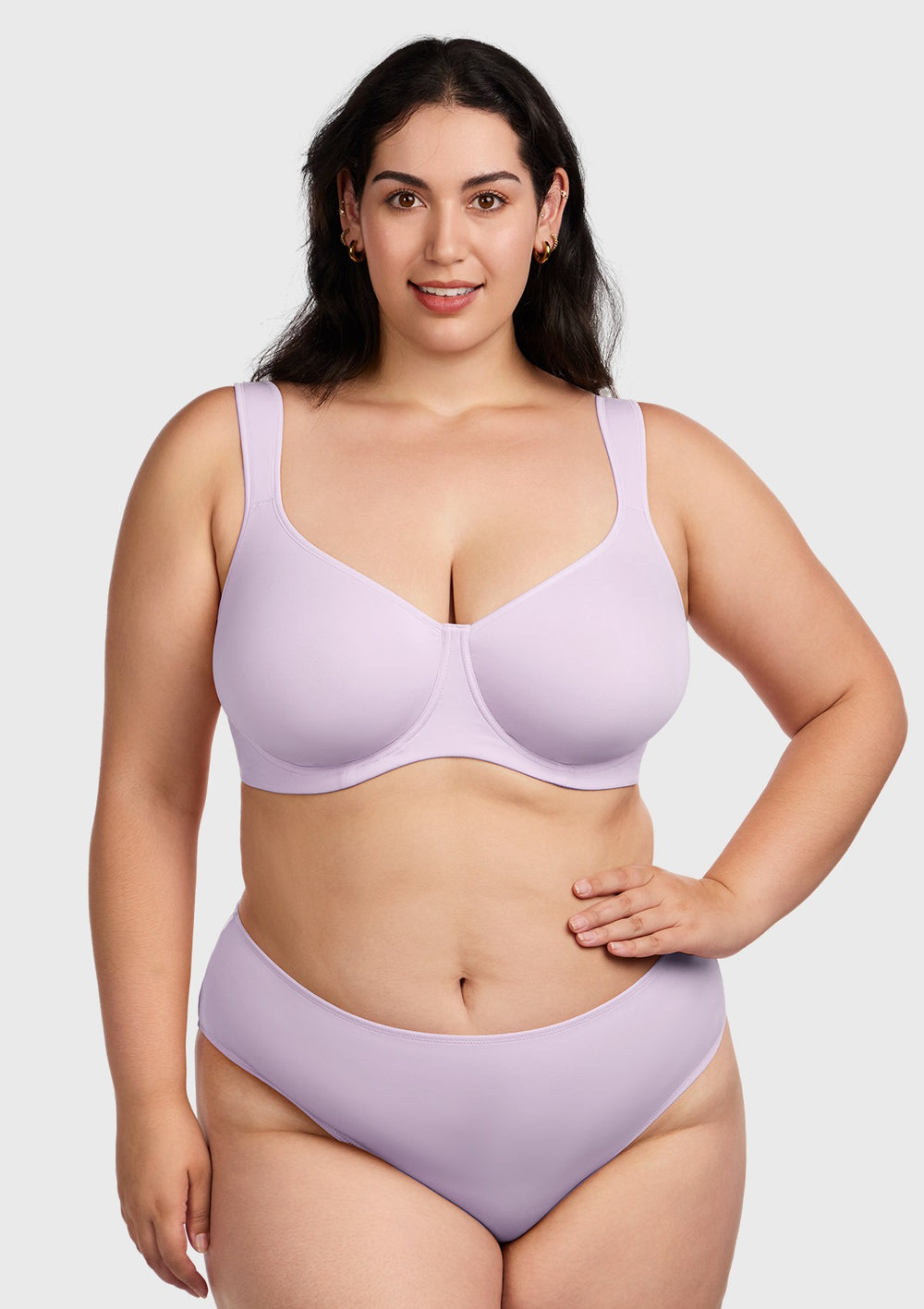 HSIA Joan Soft T-shirt Unlined Non-Padded Soft Cup Minimizer Bra