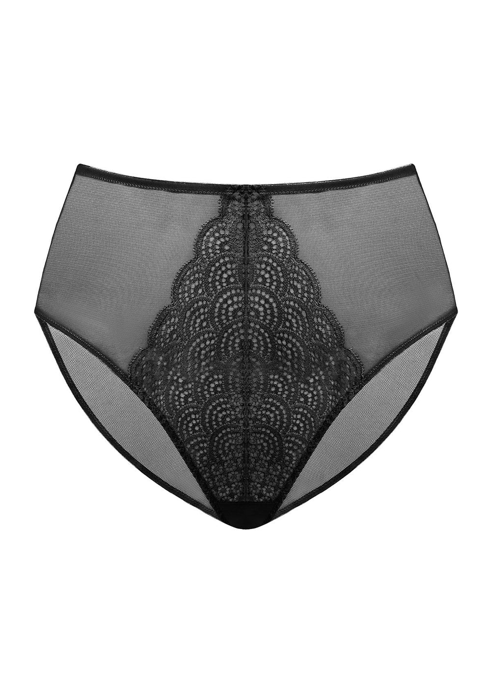 High Rise Lace Underwear For Women, Chic Brief Panties