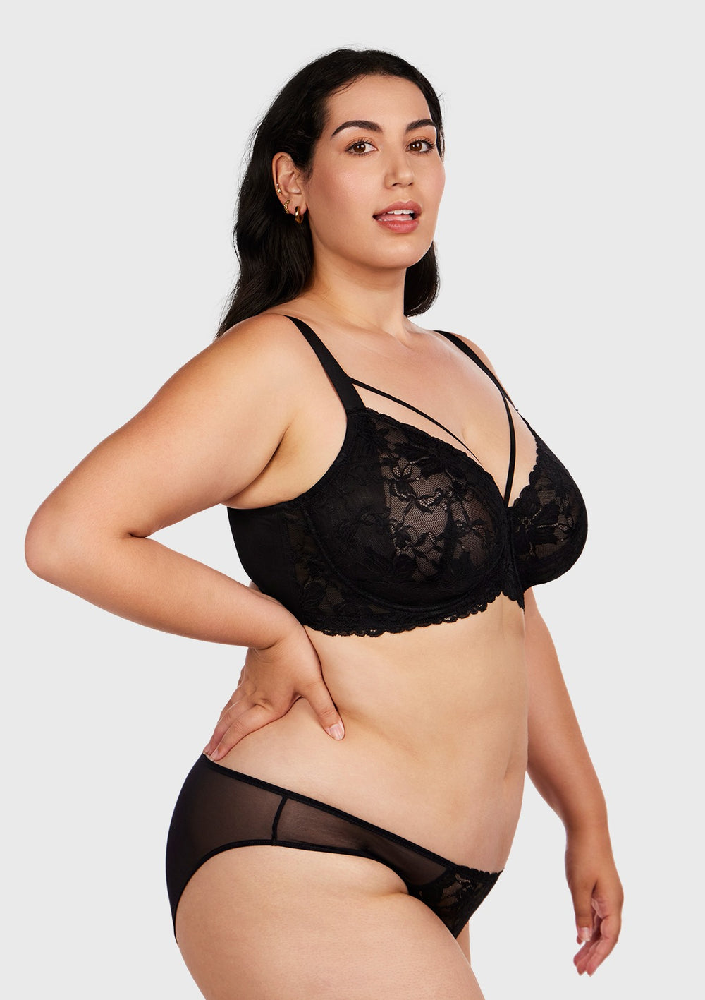HSIA Pretty In Petals Bra - Plus Size Lingerie for Comfrot and Support