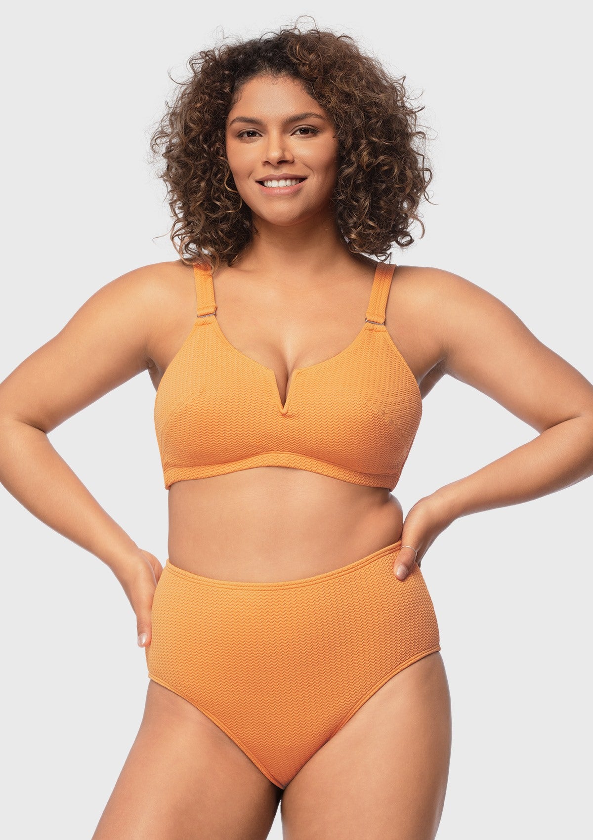 V wire plunge bikini sales