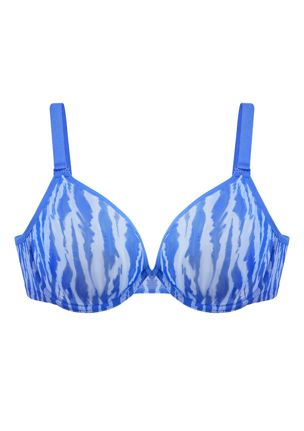 vassarette, Intimates & Sleepwear, Vassarette Underwire Bra 4dd Style  7582 Blue Satin Zebra Print