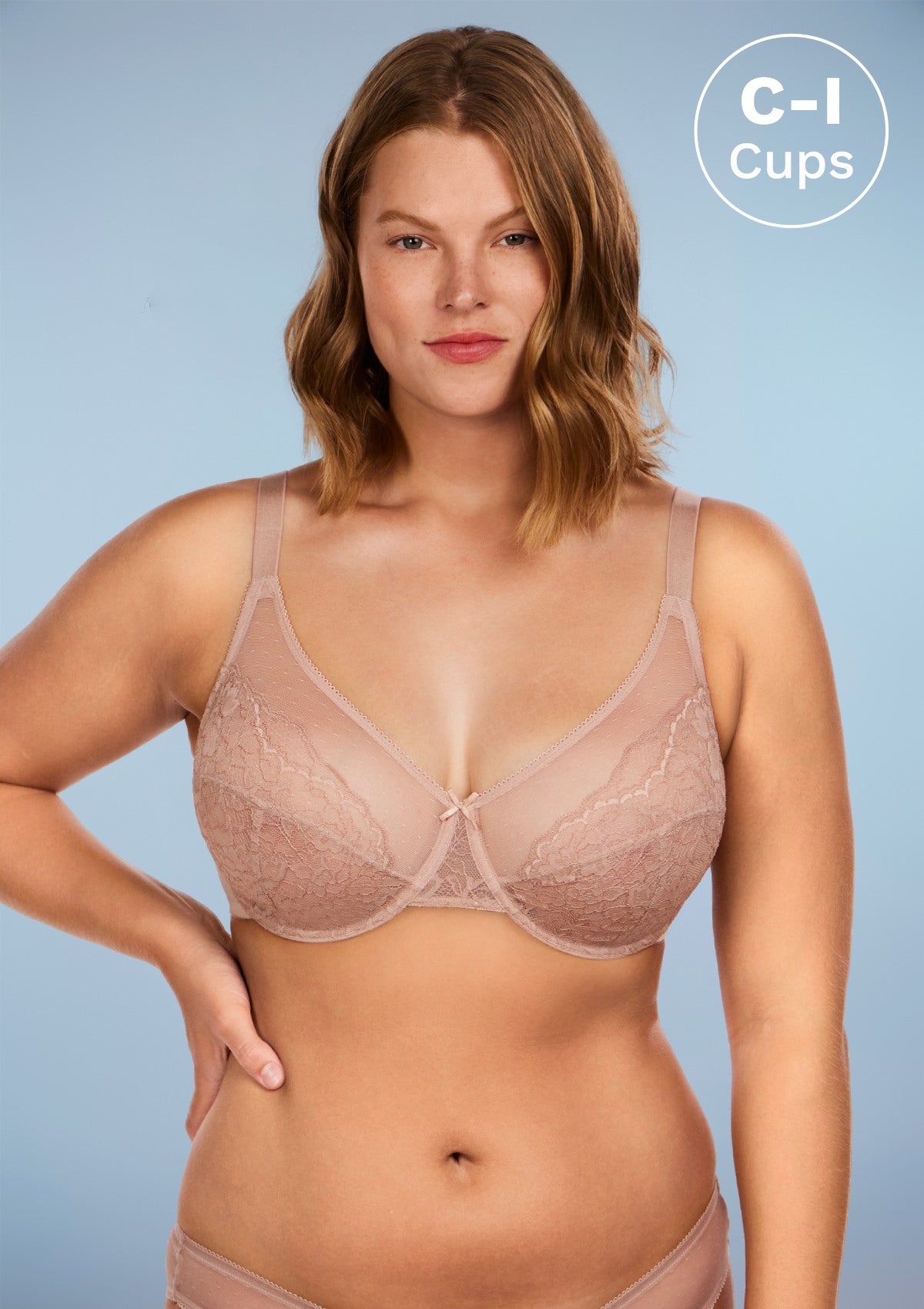 HSIA Enchante Full Cup Minimizing Bra: Supportive Unlined Lace Bra