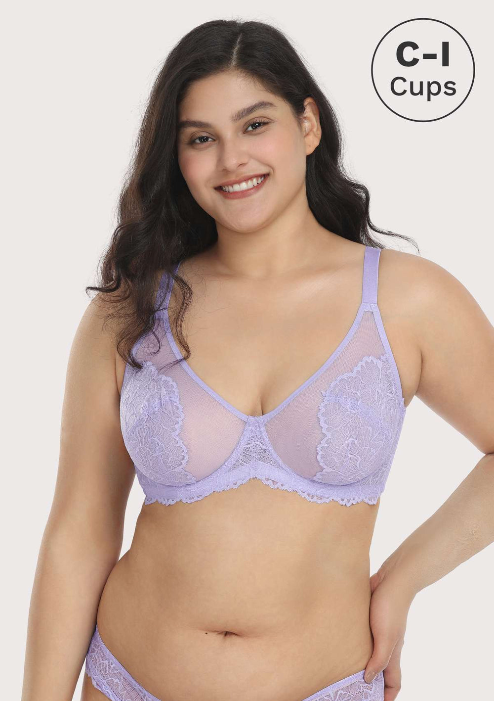 Buy Comfortable Purple Lace Bra From Large Range Online