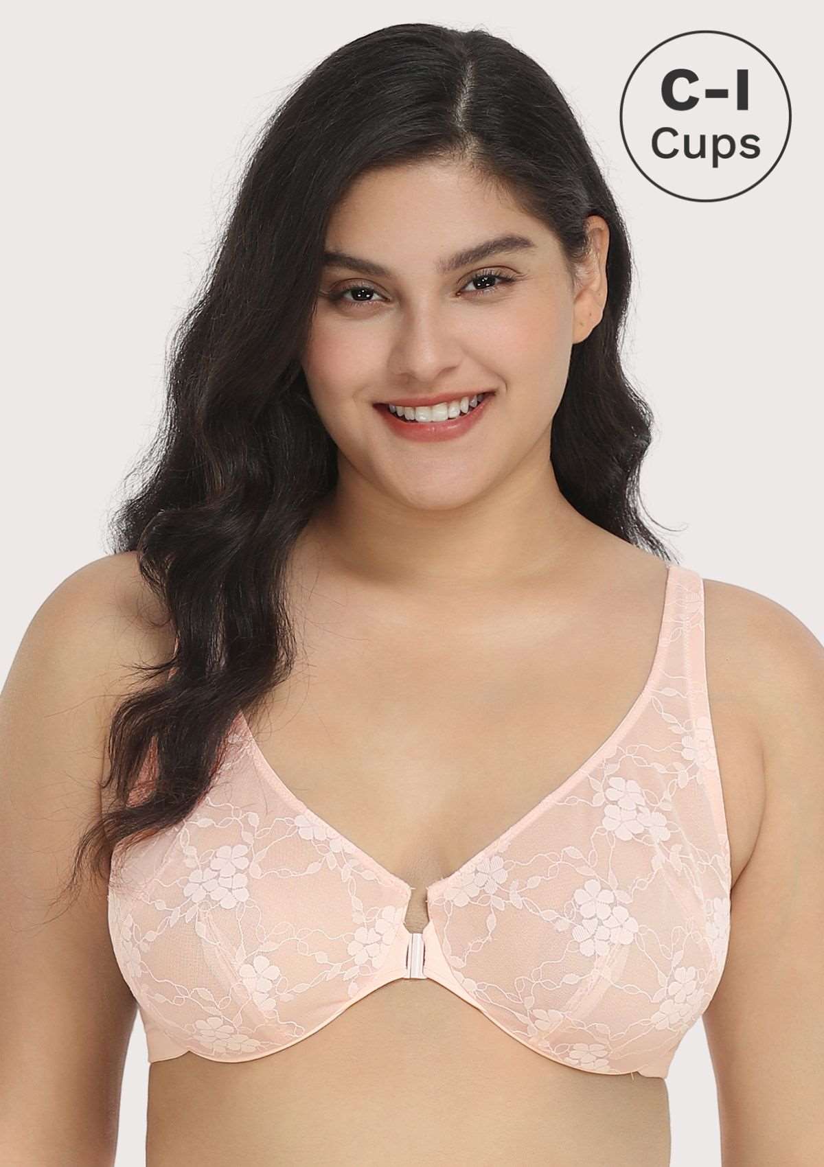 Intimates & Sleepwear  Cream Colour With Sequence Detail Lace Bra