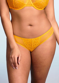 Enchante Yellow Lace Underwire Bra