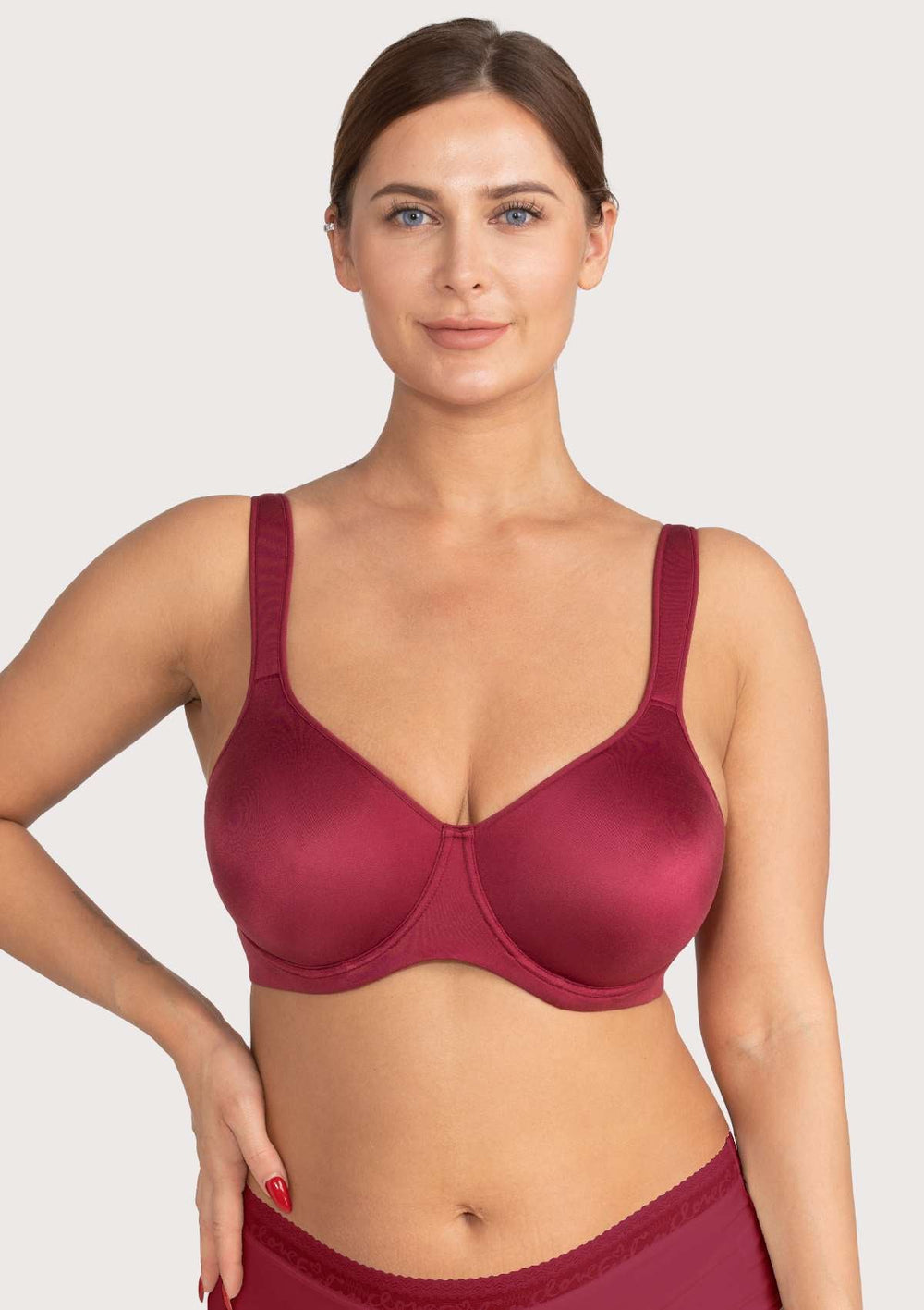 Red Unlined Sports Bras.