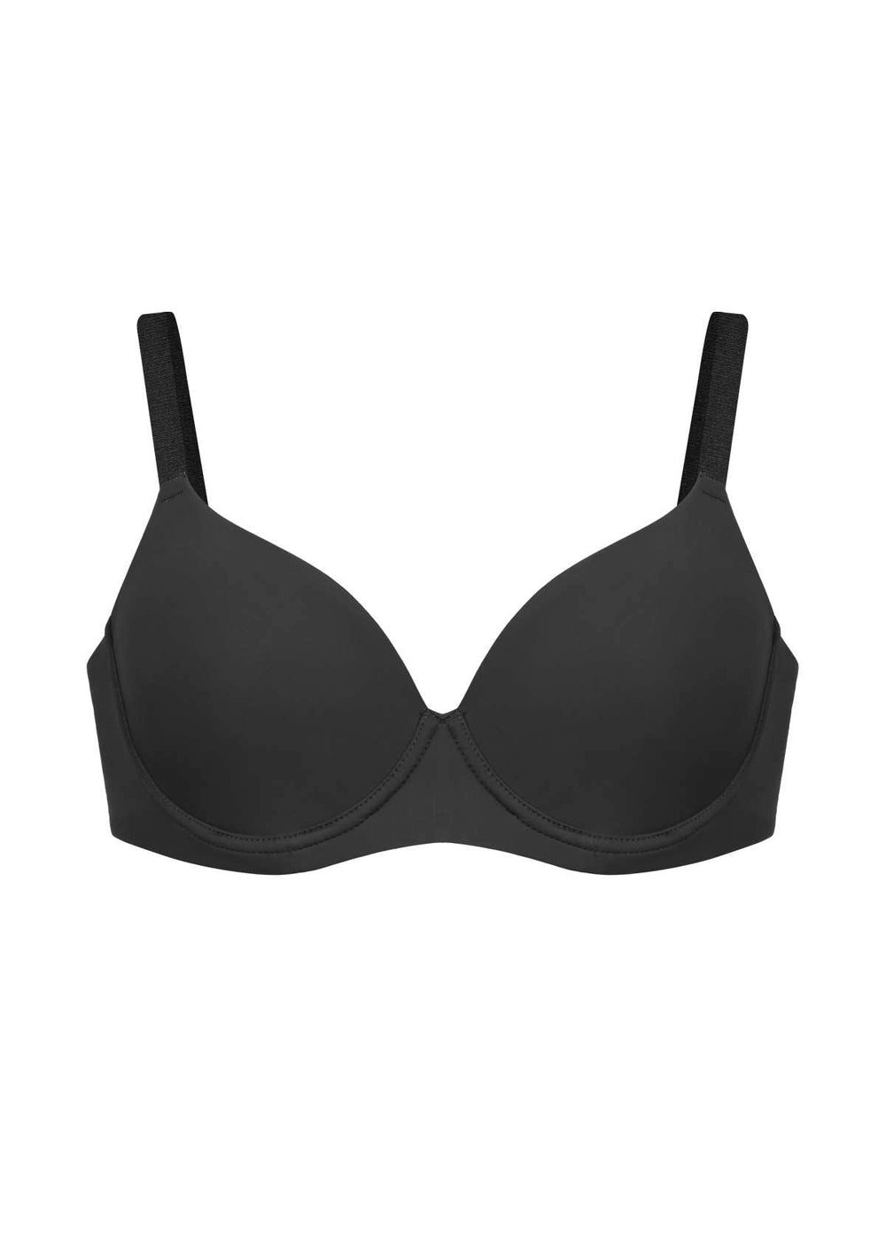Buy Women's Under-Wired Padded Polyester Elastane Stretch Full Coverage  T-Shirt Bra with Breathable Spacer Cup and Adjustable Straps - White FE43