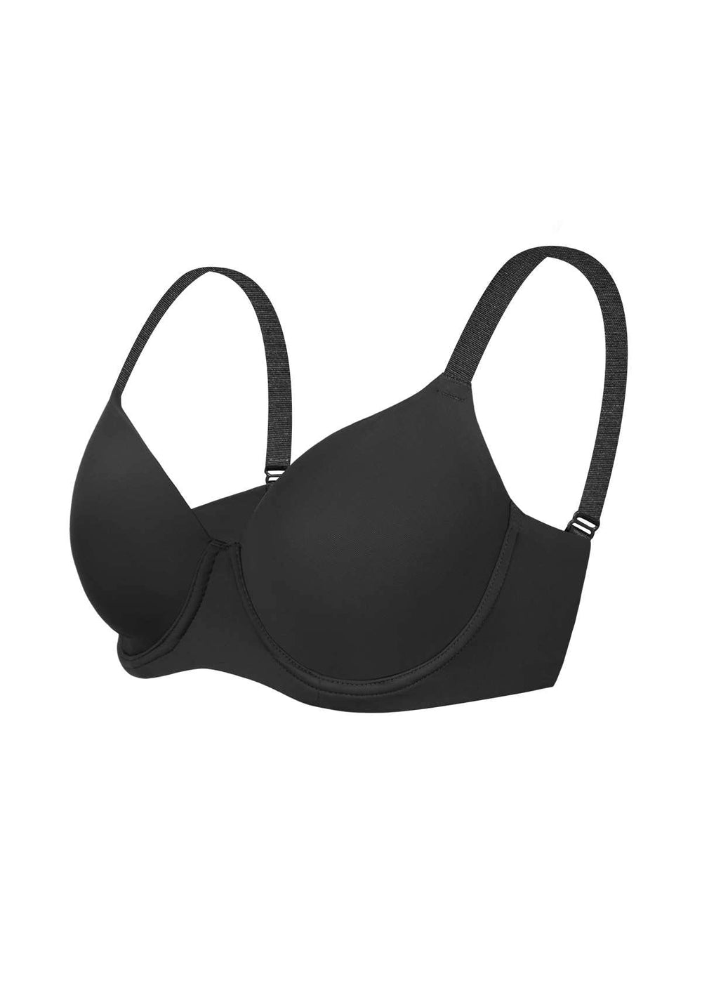 Basic Bra - Buy Black Crystal Smooth T-shirt Bra by Fit Fully Yours –  LaBella Intimates & Boutique