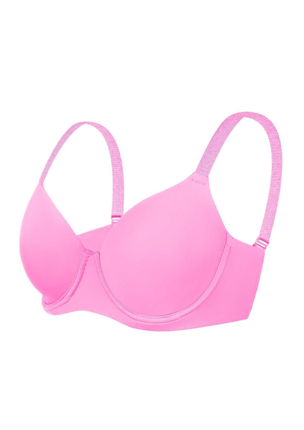 BR-05933, Simplicity Moulded T-Shirt Bra, Pink, SATAMI Online, 素面3/4杯T恤胸圍,  粉紅
