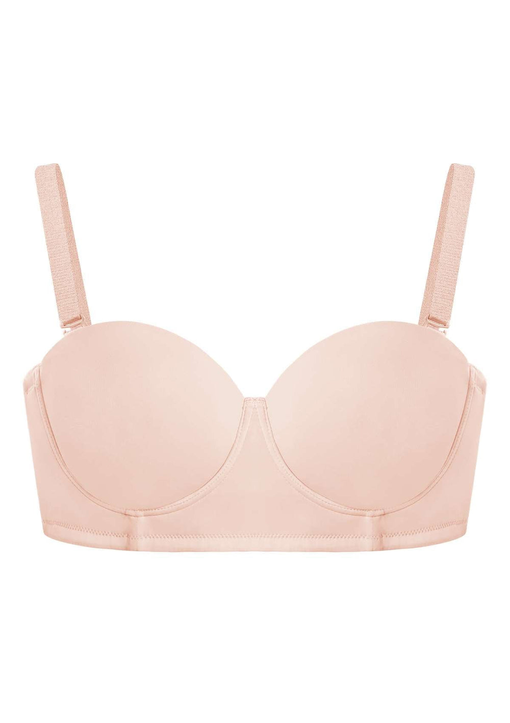 PINK VS hot pink strapless bra