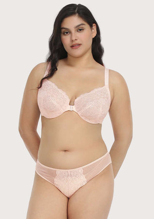 HSIA Nymphaea Easy-to-wear Front-Close Lace Unlined Underwire Bra