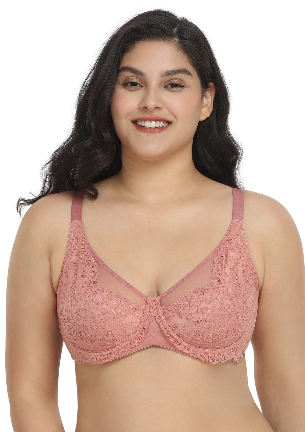 Modern Lace Unlined Full Coverage Bra