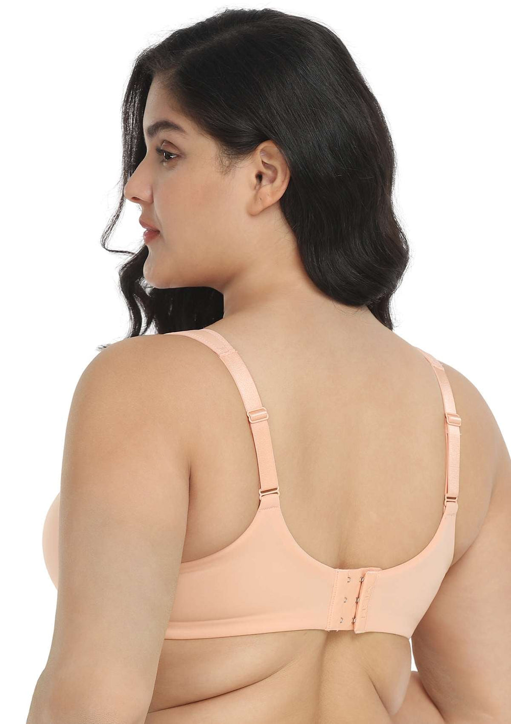 HSIA Patricia Seamless Nipple-Covered Minimizer Bra and Panty Set