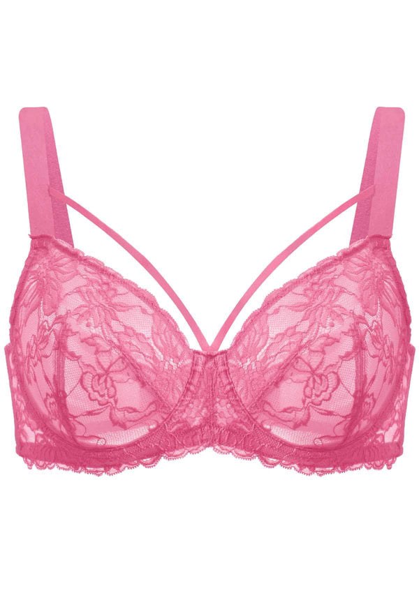 Pink deals lace bra