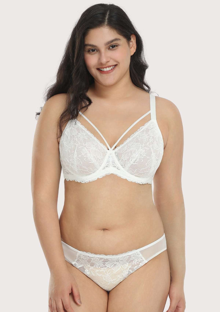 Sexy Lingerie Sets. Full Coverage Overlay Lace Detailed Bra Set.  Comfortable, Underwire Bra, Provides Lift Adjustable Straps -  Canada