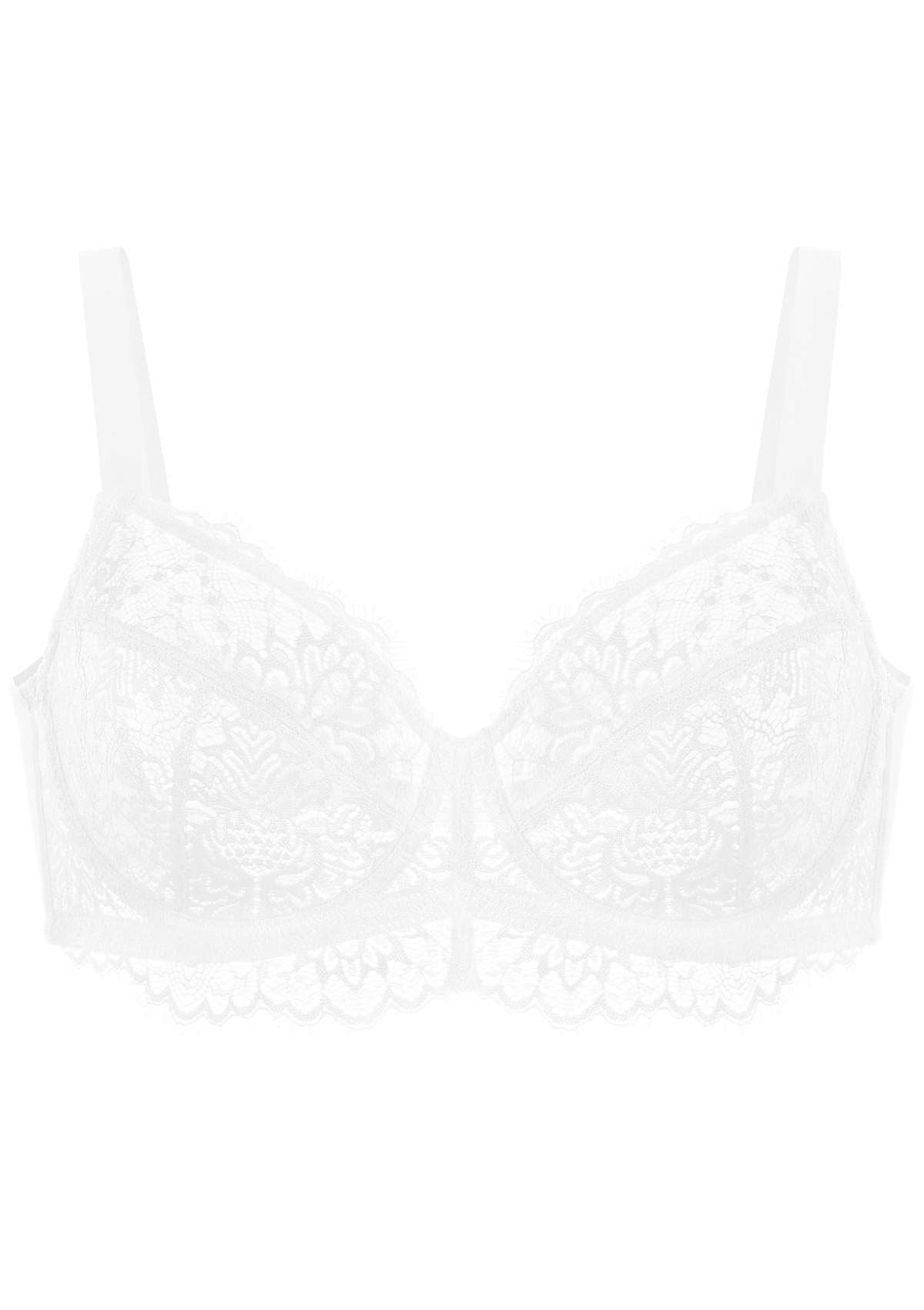 HSIA Sunflower Sheer Lace Bra: Everyday Bra with Soft Cup