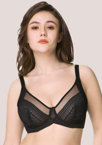 HSIA Enchante Bra and Panty Sets: Unpadded Bra with Back Support
