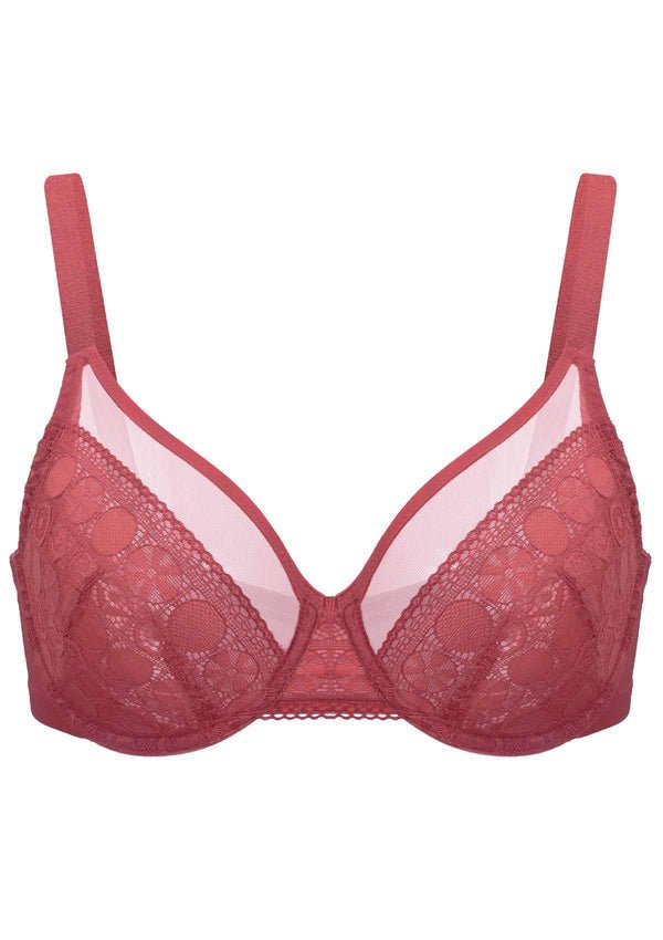 Liz & Co . Red Lace Underwire 38D Bra Size undefined - $14 - From Tara