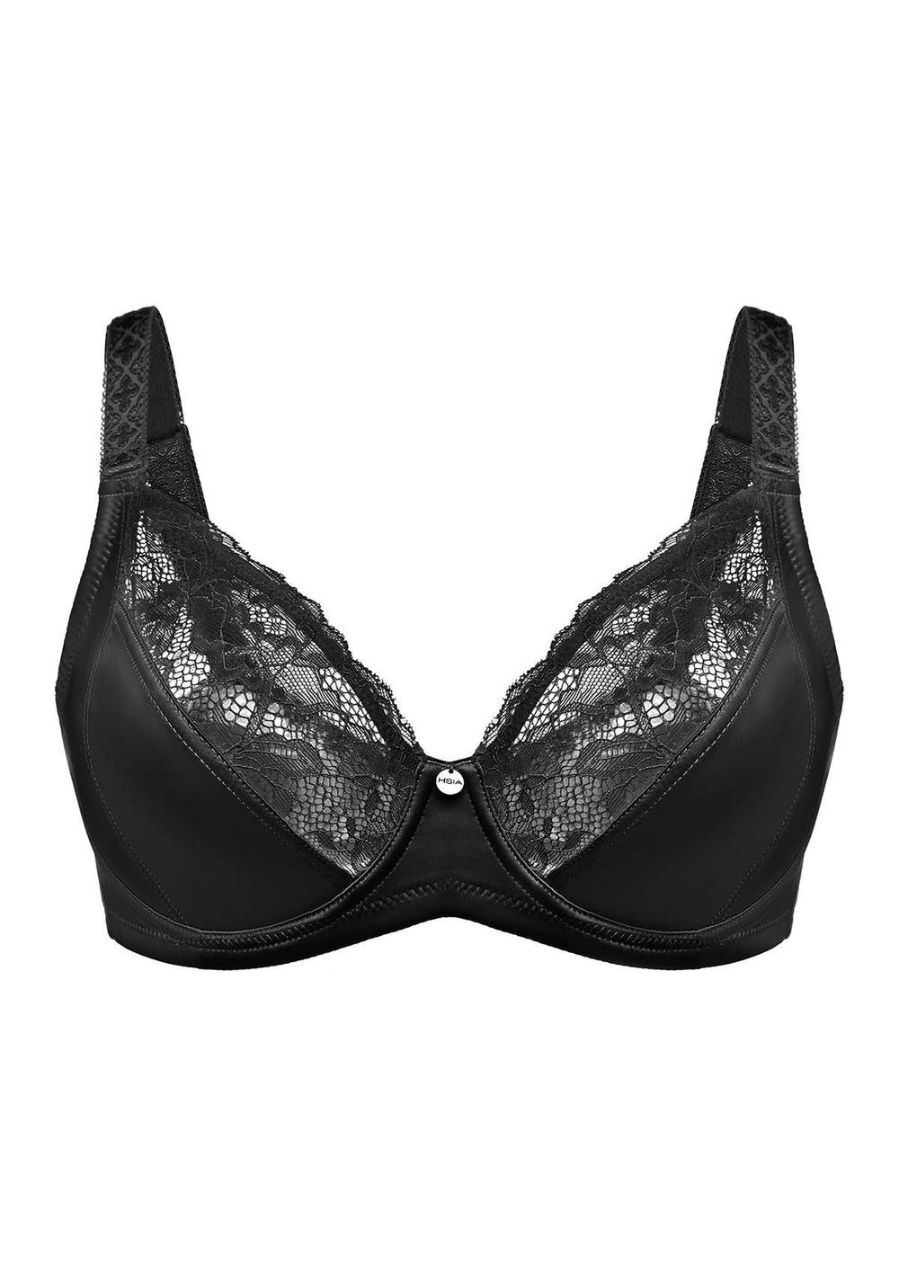 Buy SOIE- Medium Coverage Non Padded Wired Lace Demi Cup Bra (Pack