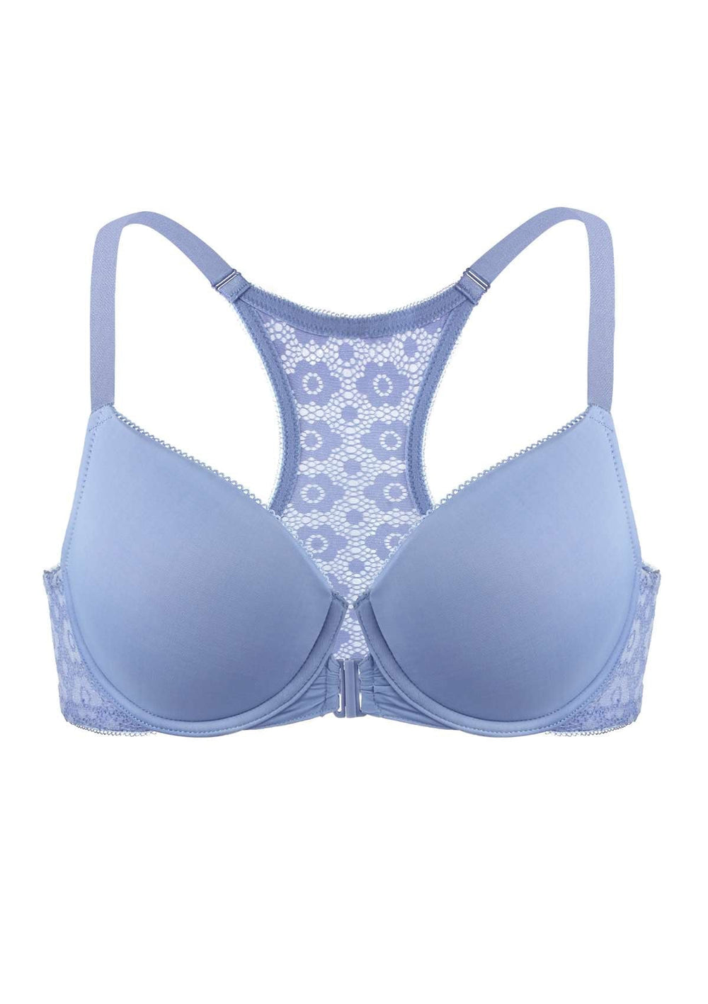 HSIA Racerback Front Closure Bras for Women Push up Full Coverage T Shirt  Bra Underwire Comfort Padded Bras