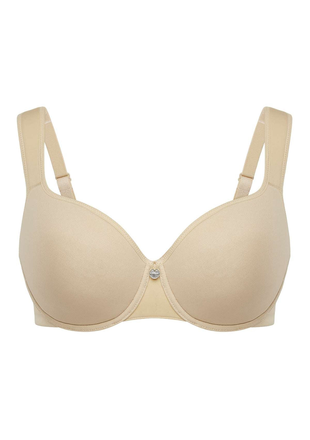 OPHPY Womens Minimizing Bra Seamless Wireless Full Coverage Bras  Comfortable Smoothing Beauty Back Padded Tshirt Bralettes, A1_beige, Medium  : : Clothing, Shoes & Accessories