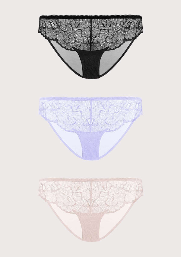 HSIA Blossom Matching Lacey Underwear and Bra Set: Sexy Lace Bra