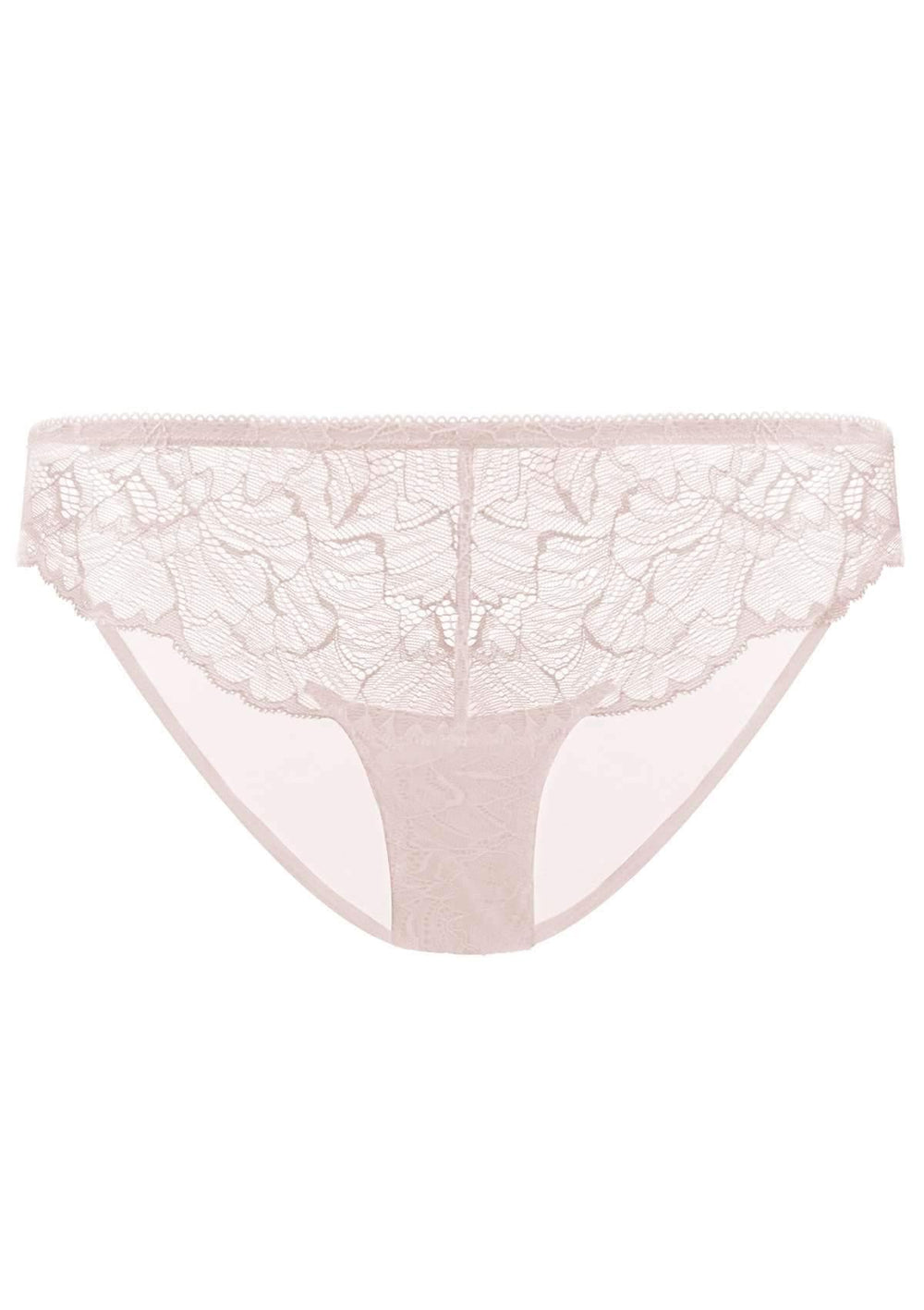 HSIA Blossom Mid-Rise Front Lace Mesh Back Everyday Pantie