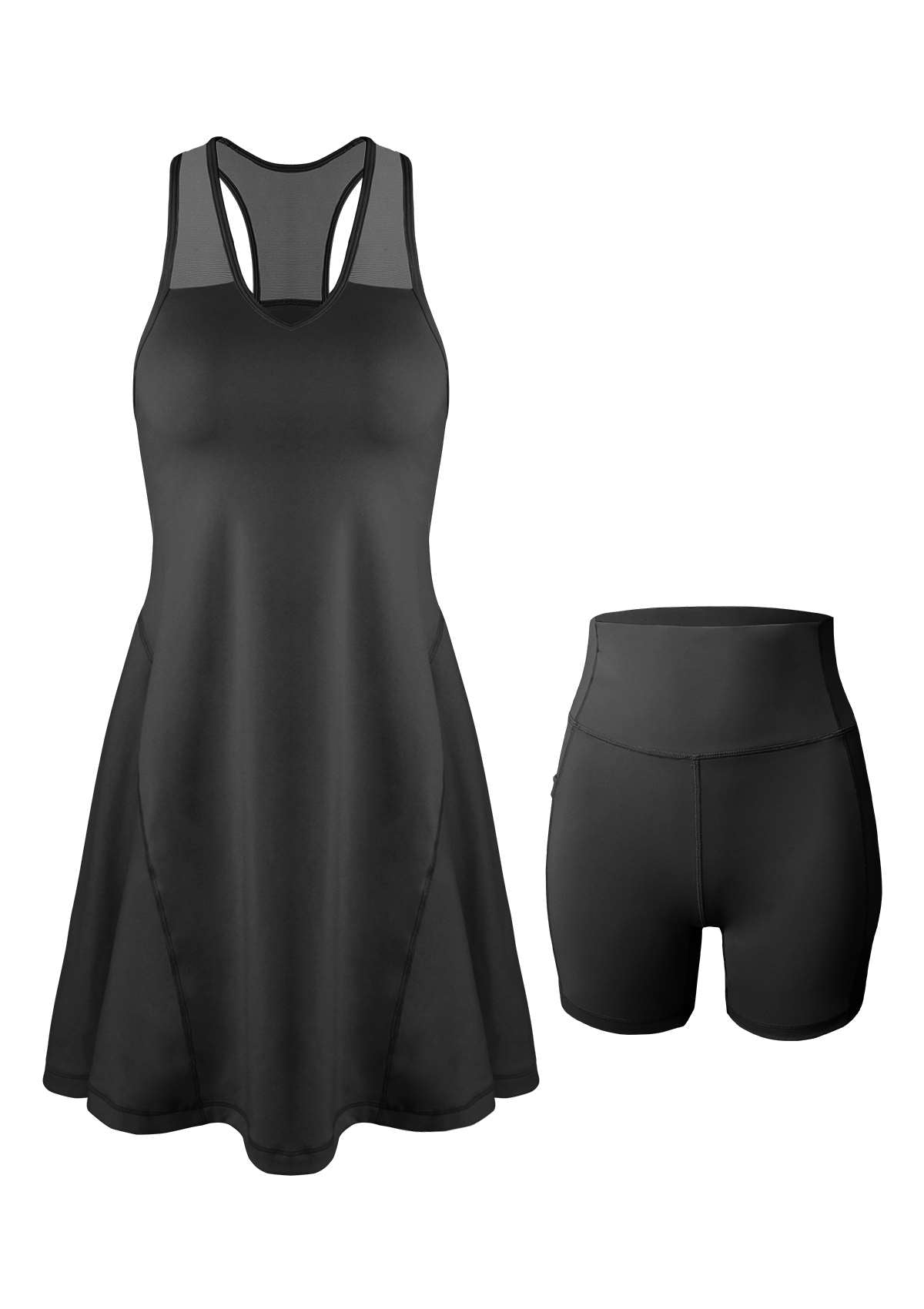 SONGFUL On The Move Sports Dress With Shorts Set – HSIA