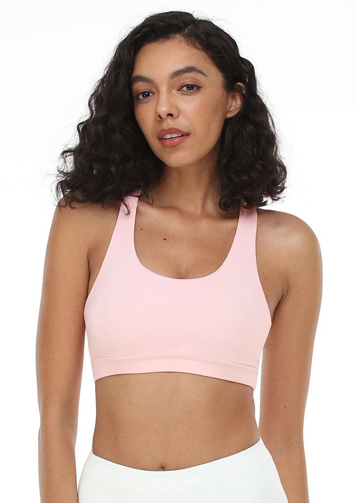 HSIA SONGFUL Vigor Medium impact Sports Bra S / Light Pink