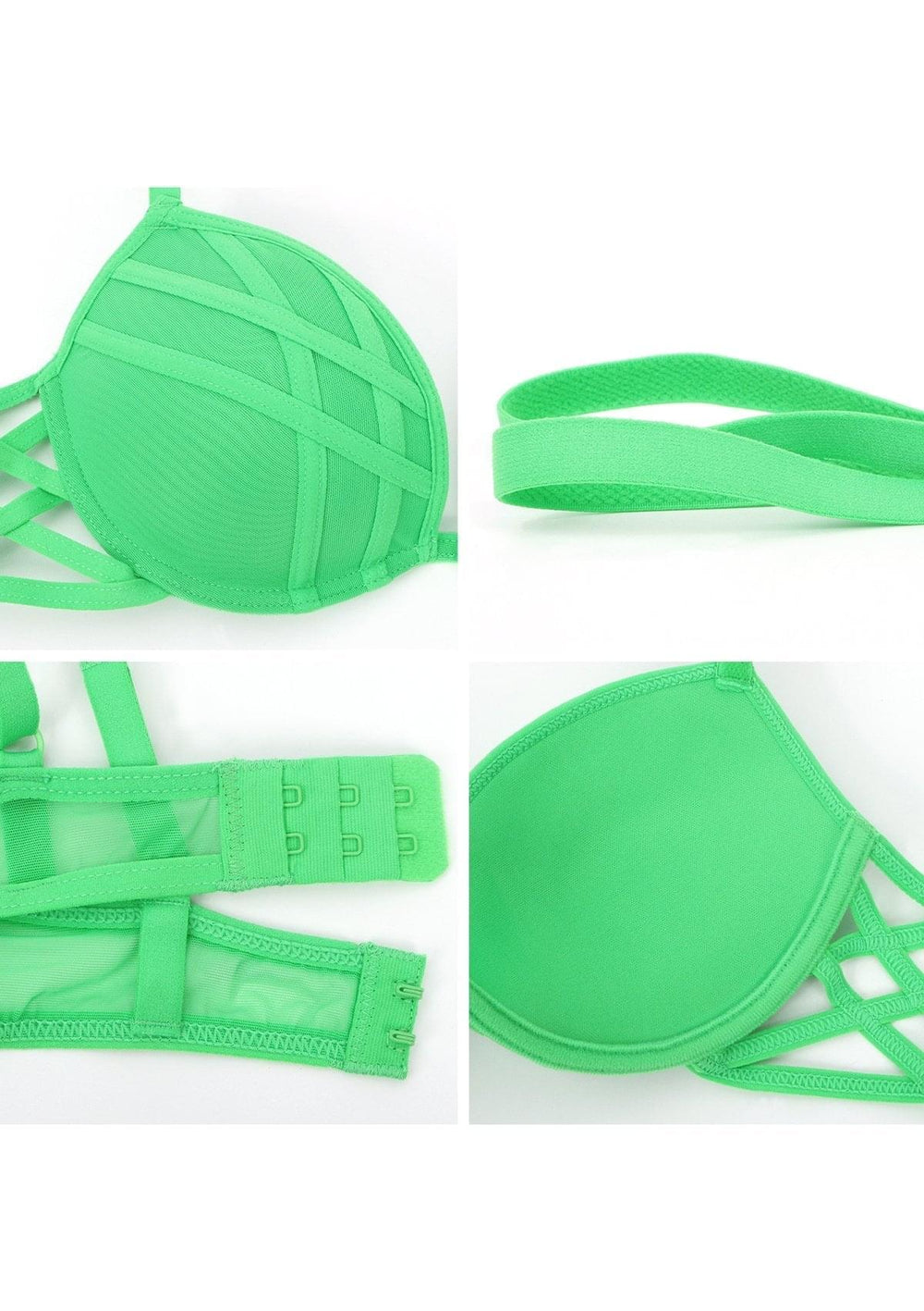 HSIA Cross Strap Padded Bra for Smaller Boobs