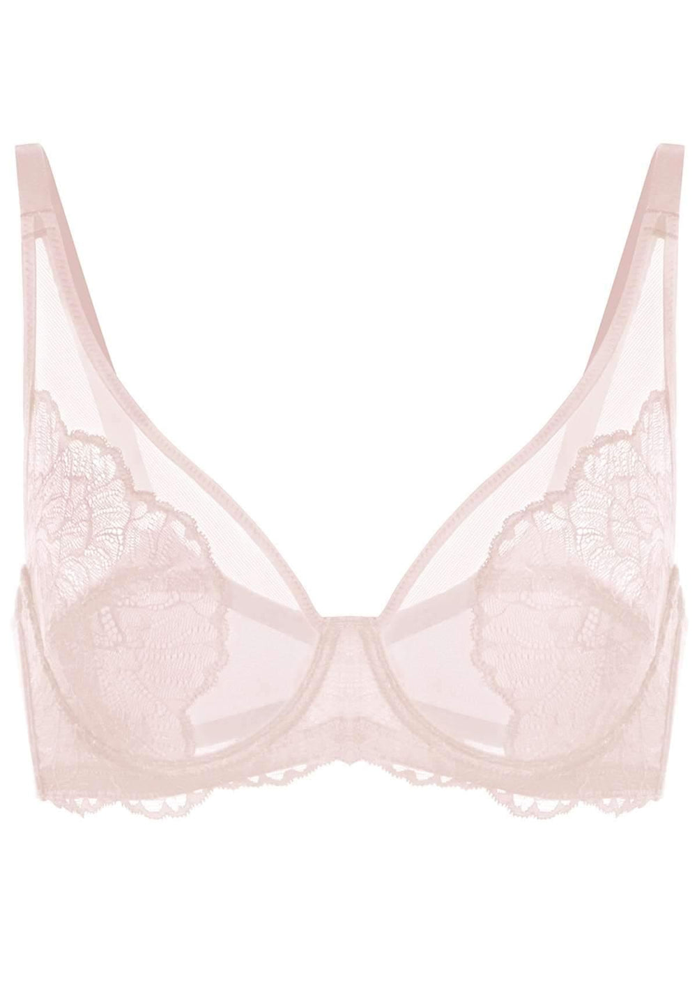 HSIA Blossom Lace Bra and Panties Set: Best Bra for Large Busts
