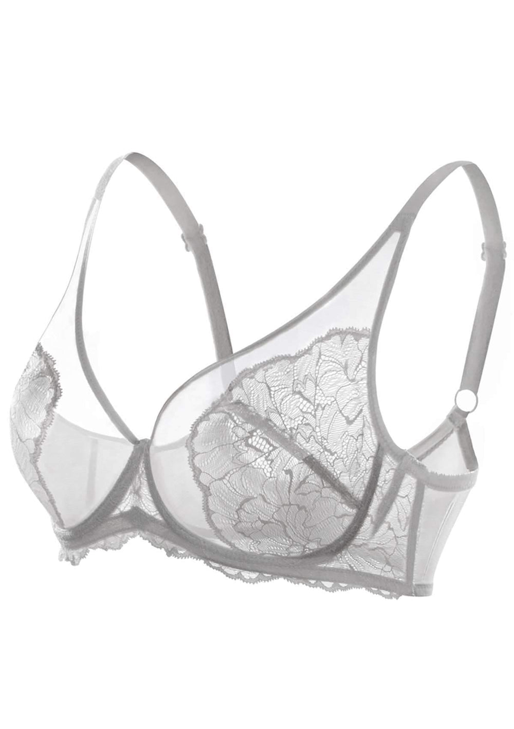 HSIA Blossom Lace Bra and Panties Set: Best Bra for Large Busts