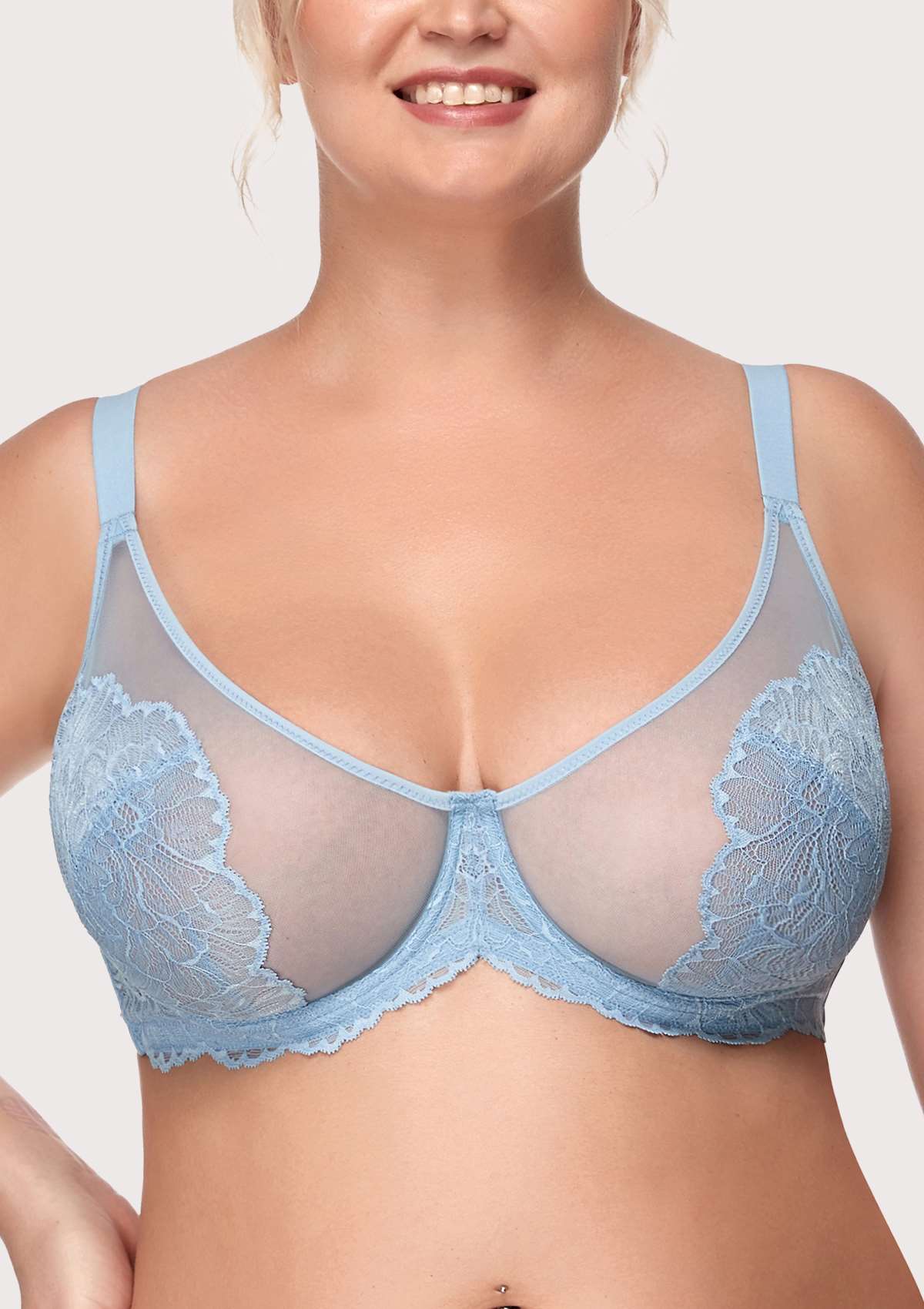 Hsia Blossom Full Coverage Supportive Unlined Underwire Bra Set