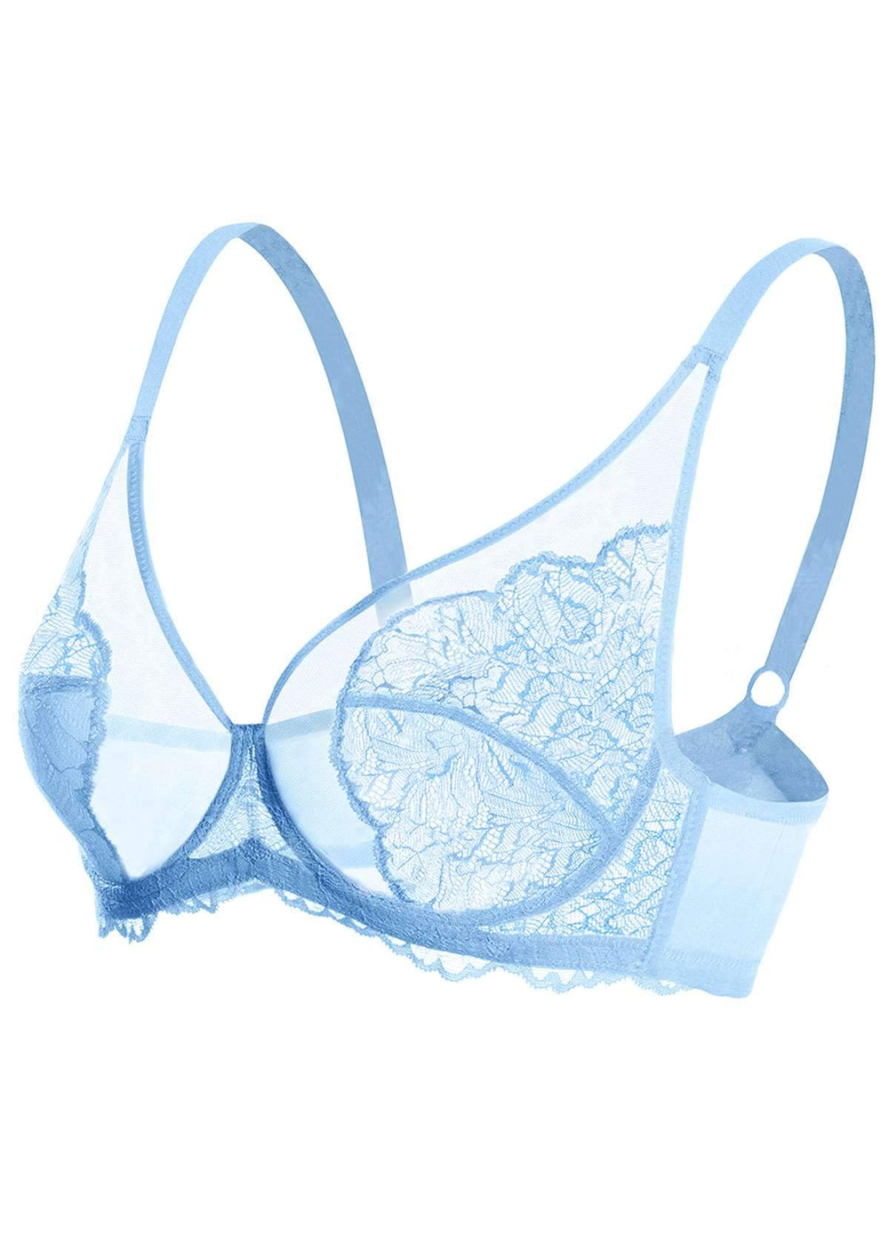 Blue Lace Bloom Butterfly Wings Bra, Size: 36B at Rs 1197/piece in
