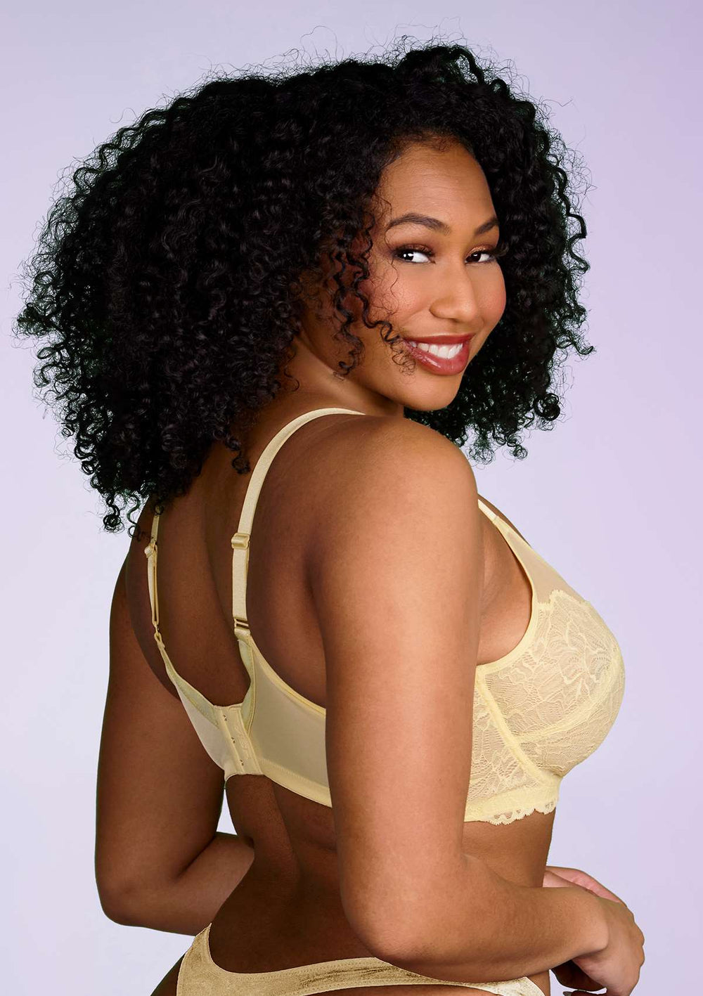 HSIA Unlined Lace Mesh Minimizer Bra for Large Breasts, Full Coverage