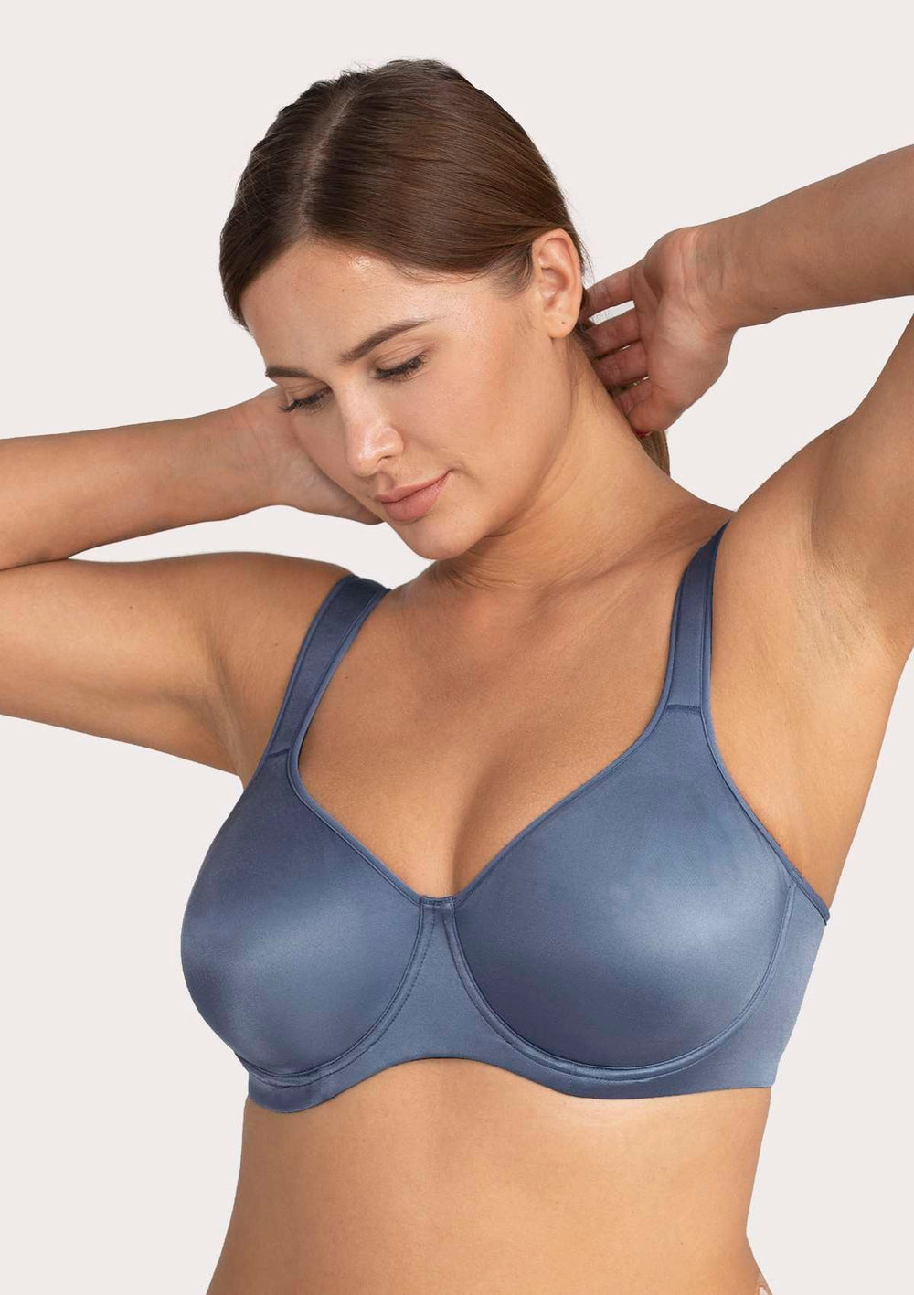  Minimizer Bras For Women Full Coverage Underwire Bras For  Heavy Breast 38DDD Pastel Blue