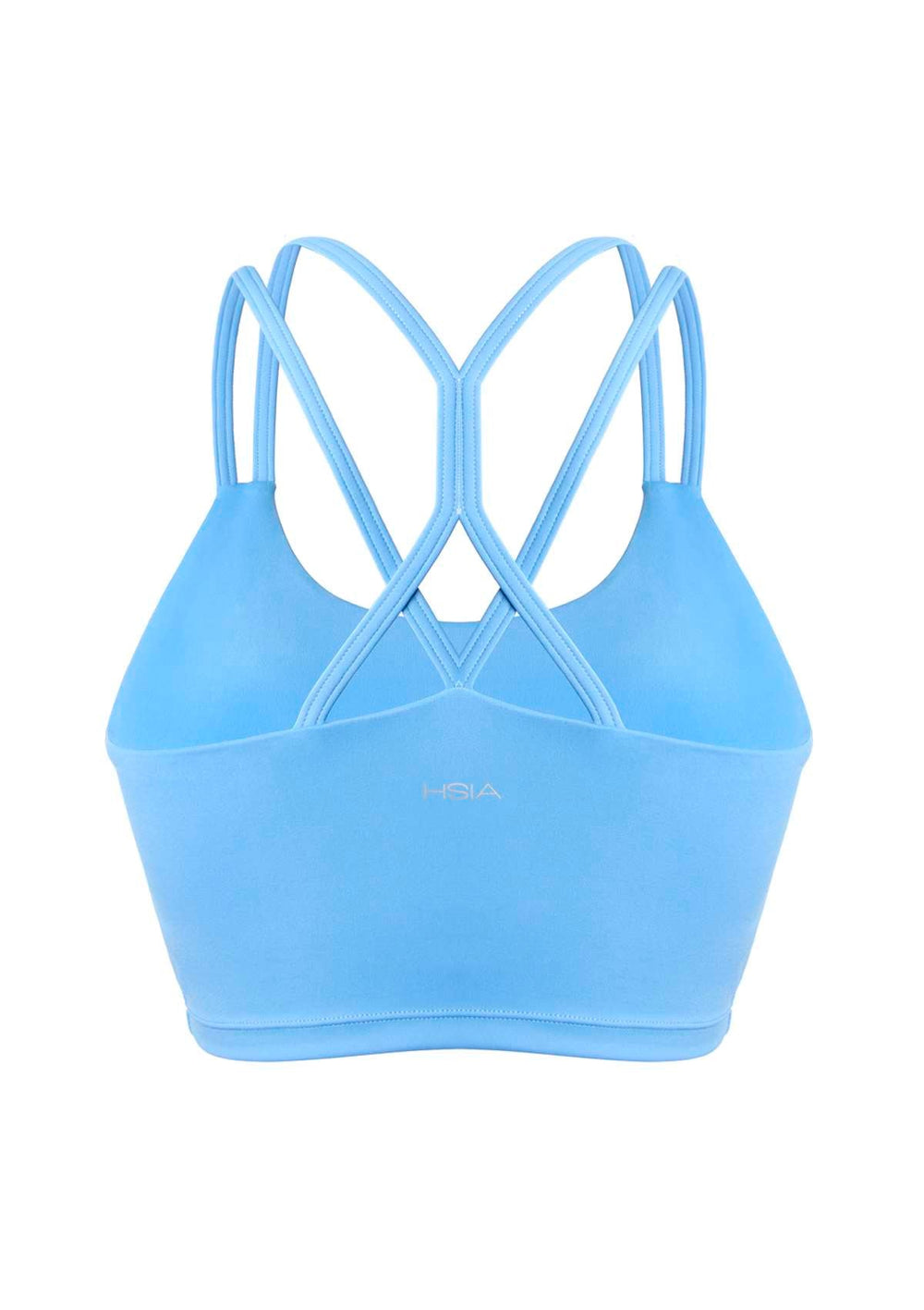 Bcg blue & gray padded sports bra women's size medium - $14 - From Iriana