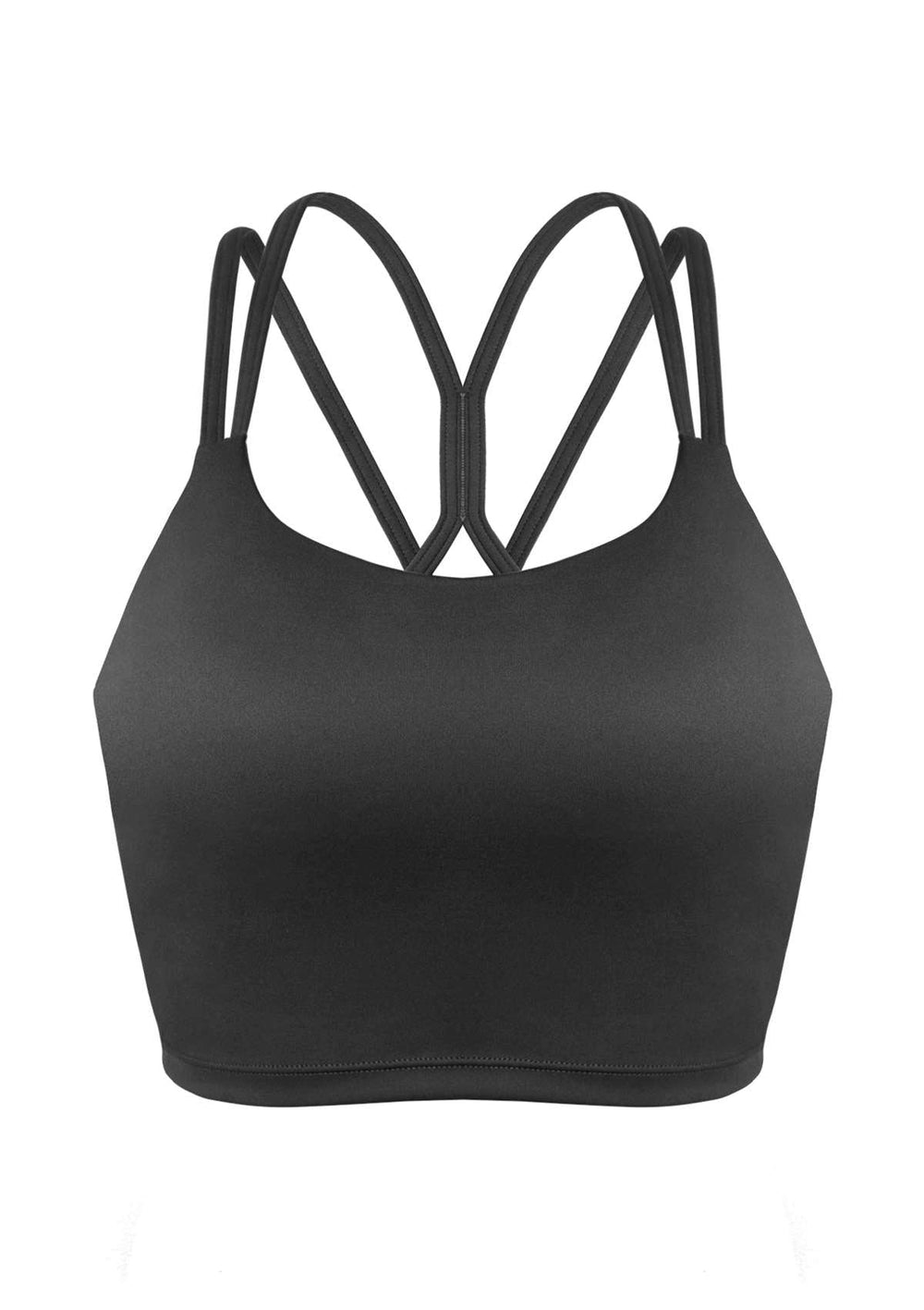 NanoEdge Women High Impact Sports Bras Criss Cross Back Running Bra Free  Size (28 Till 34) Pack of 1(Black) : : Fashion