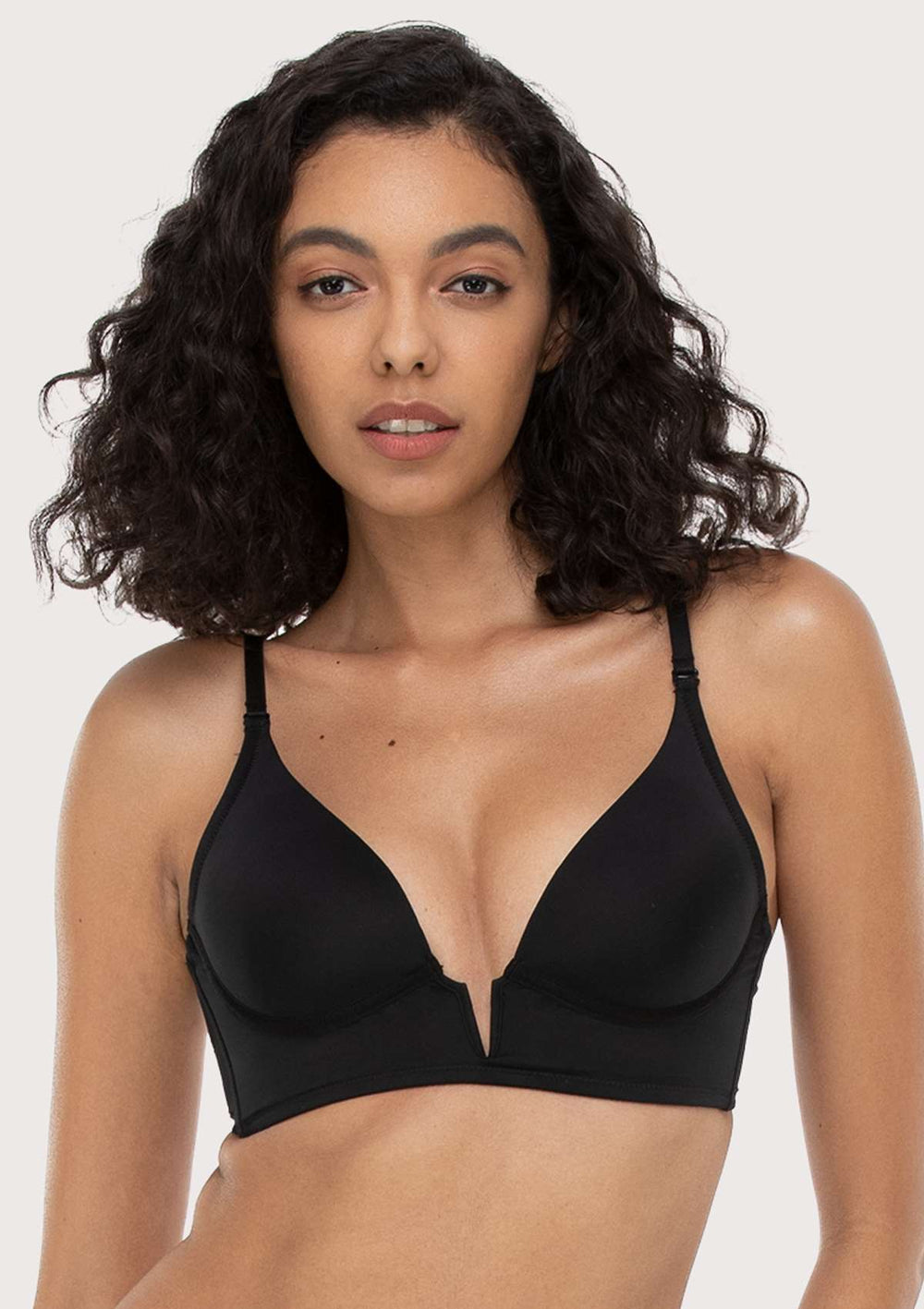 H&M Womens Black Push Up Bralette Non Wired Size 10 Lace EUR 40