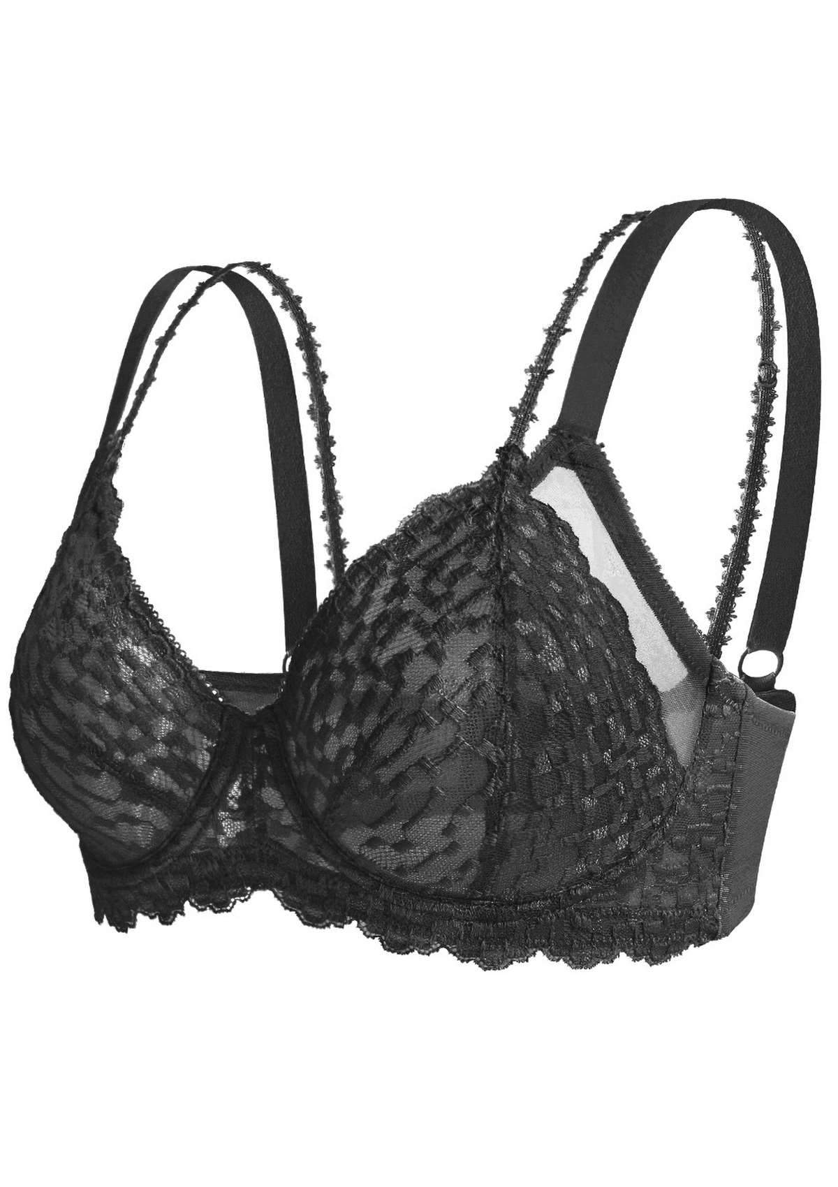 Hsia Overkill Double Straps Unlined Balconette Bra Uplift Bra 7929