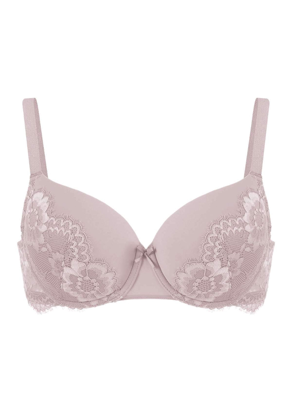 MUGUOY Winnie Blooms - Wireless Ultra-Supportive Double-Buckle Bra,Lift  Push Up Seamless Lace Bra with Front Buckle & Back Support,Plus Size Cup