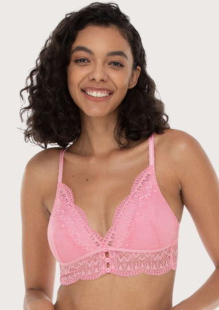 Light pink bralette sales top