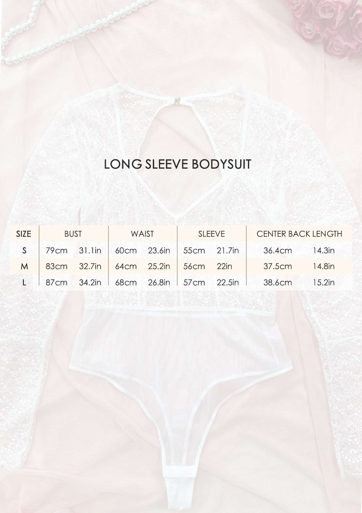 Long Sleeve Lace Underwear