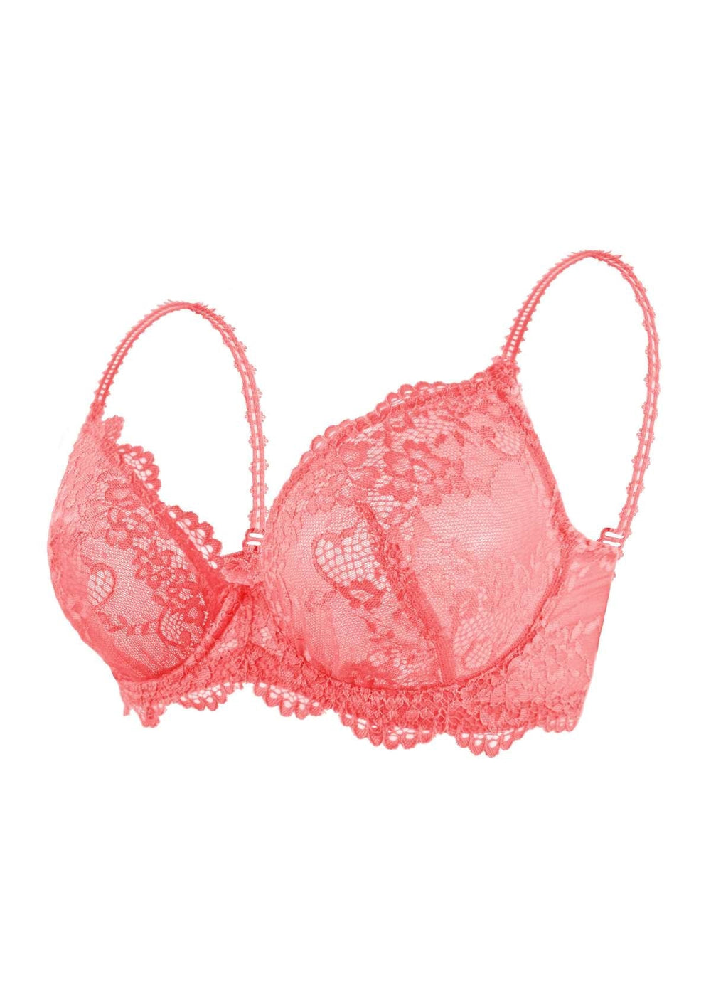 Buy Red Floral Lace Underwired Bra 38G, Bras