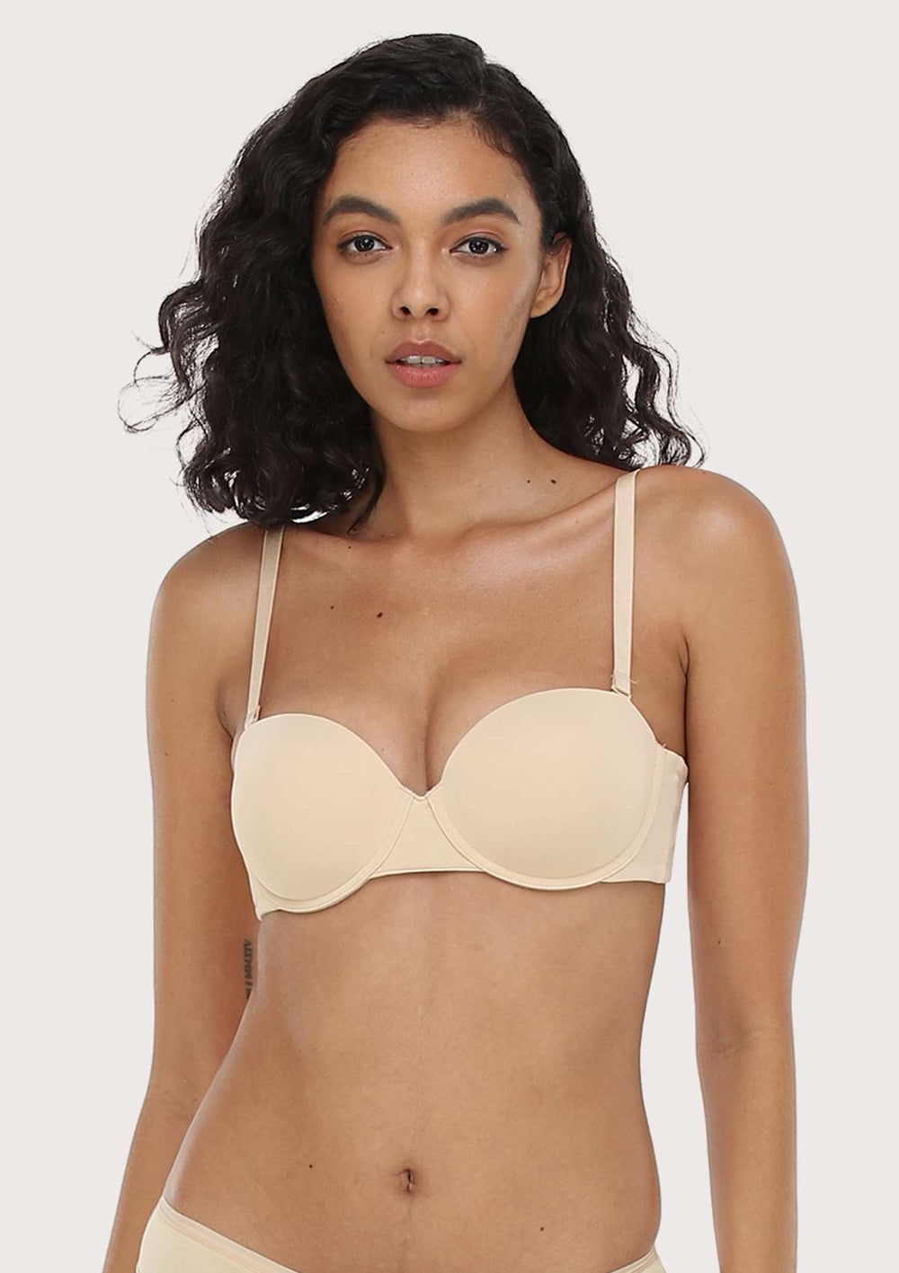 BOOMBUZZ Heavy Padded Bra for Every Day Comfort with Multi Colour and Wide  rang of Size(PEACH)(34A)