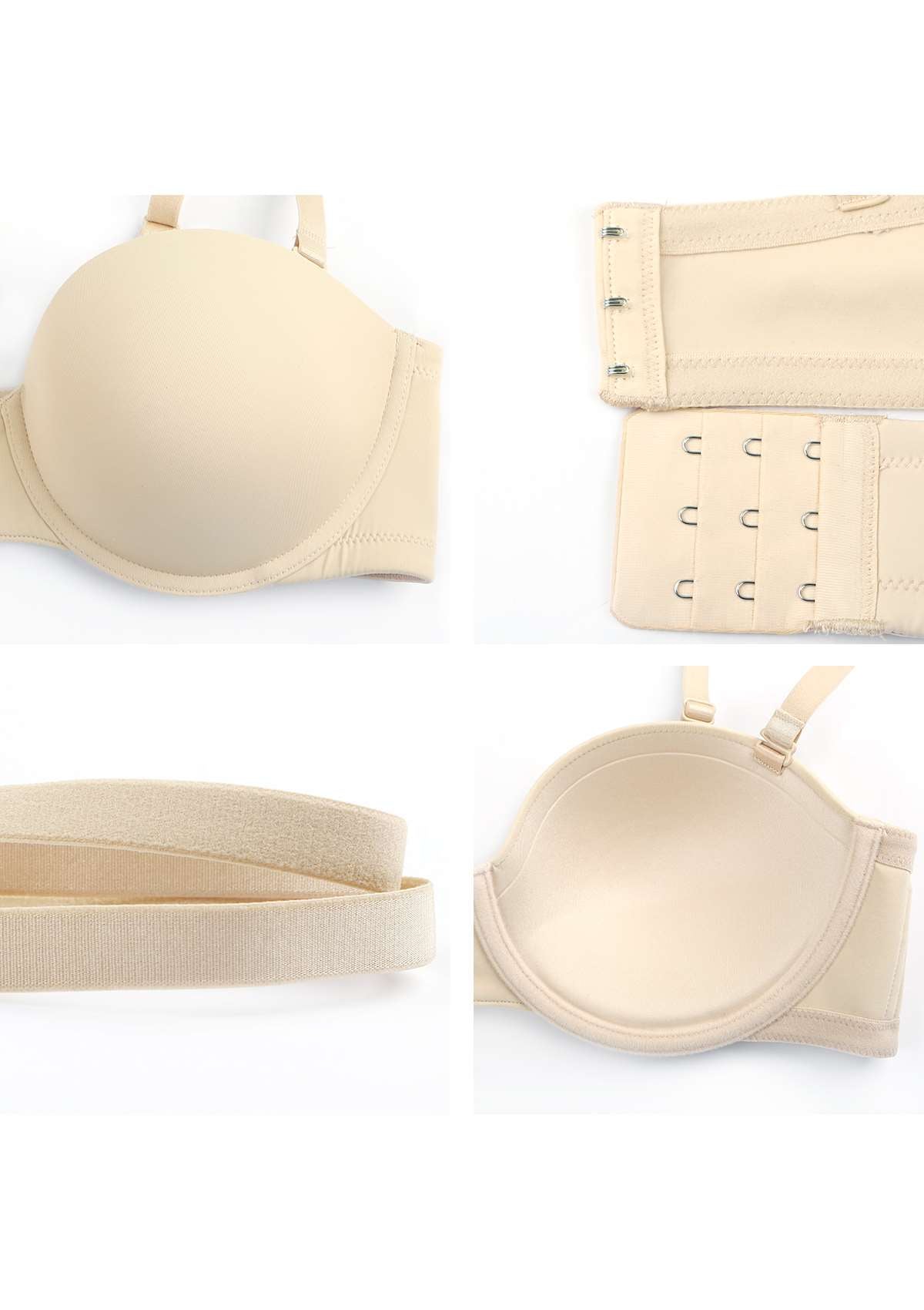 Hsia Multiway Strapless Versitile Molded Padded Bra For Small Busts