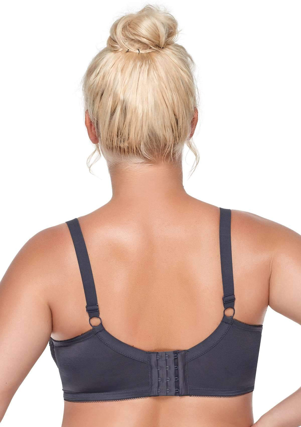 Buy BAICLOTHING Womens Minimizer Bra Big Size Lace Sheer Underwire