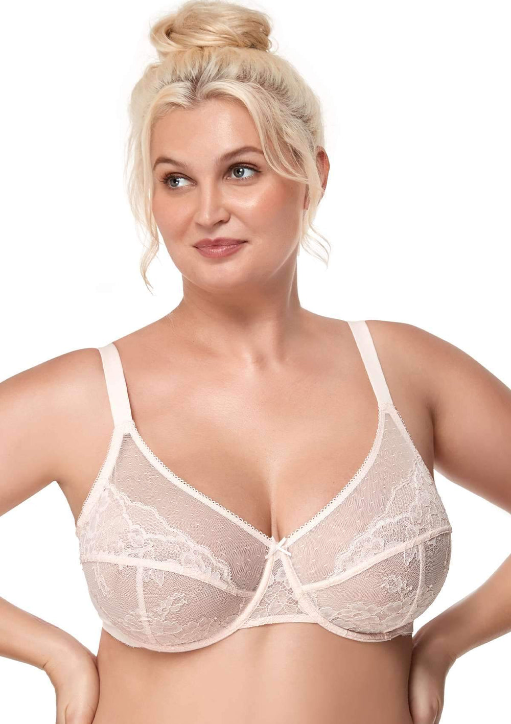Blossoming Lace Underwire Bra - Size D 36 – Sheer Essentials Lingerie &  Swimwear